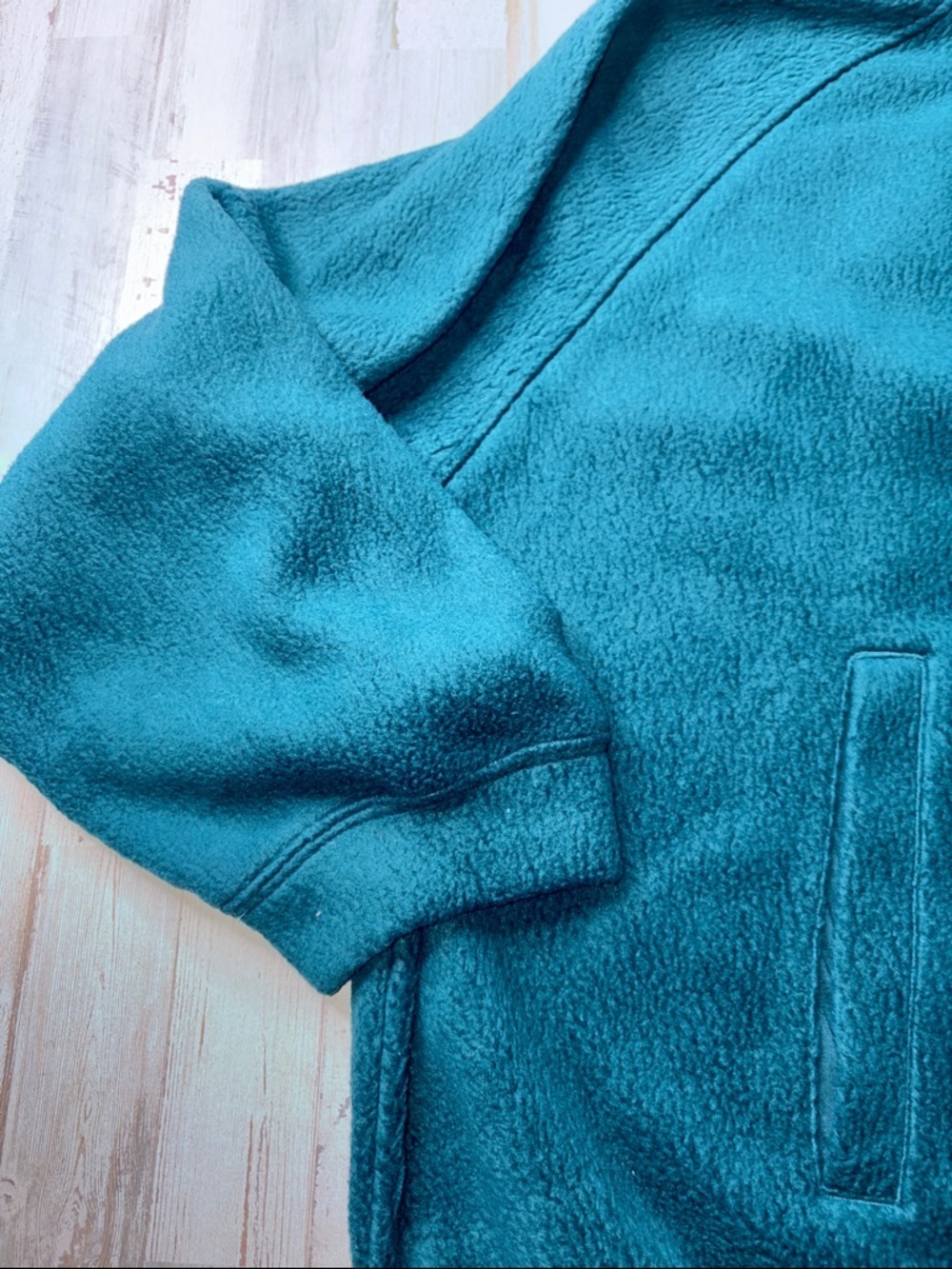 Old Navy Teal Half-Zip Fleece Pullover 3X - Picture 6 of 13